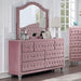 ZOHAR Dresser, Pink - Imperial Furniture (Las Vegas, NV) - Multi Location
