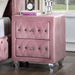 ZOHAR Night Stand, Pink - Imperial Furniture (Las Vegas, NV) - Multi Location