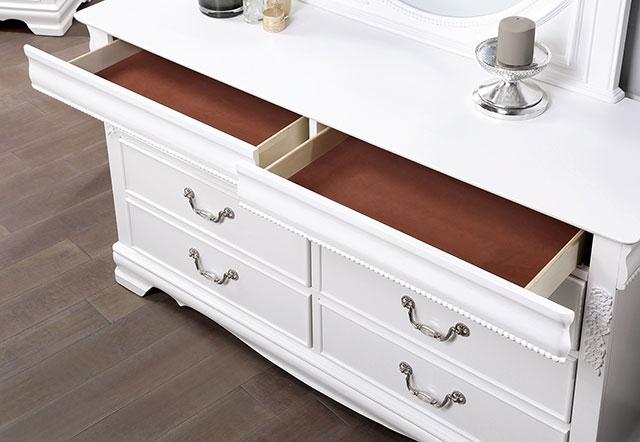 ALECIA Dresser, White - Imperial Furniture (Las Vegas, NV) - Multi Location