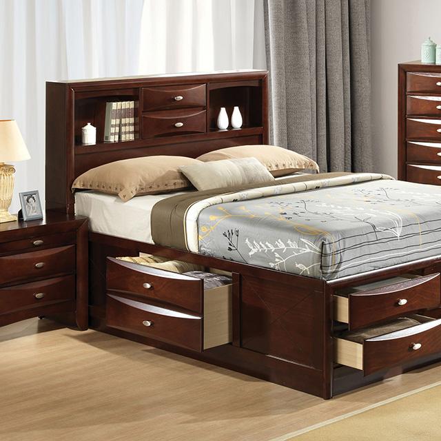Zosimo Bed Black, Chrome, & Grey - Imperial Furniture (Las Vegas, NV) - Multi Location