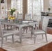 Alena Silver Dining Table - Imperial Furniture (Las Vegas, NV) - Multi Location
