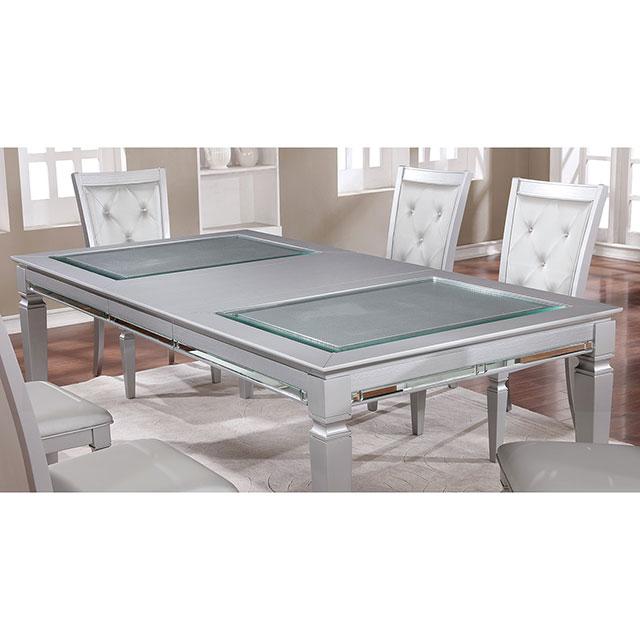 Alena Silver Dining Table - Imperial Furniture (Las Vegas, NV) - Multi Location