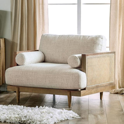 ALESUND Chair, Beige/Light Oak Natural & Brown - Imperial Furniture (Las Vegas, NV) - Multi Location