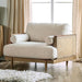 ALESUND Chair, Beige/Light Oak Natural & Brown - Imperial Furniture (Las Vegas, NV) - Multi Location