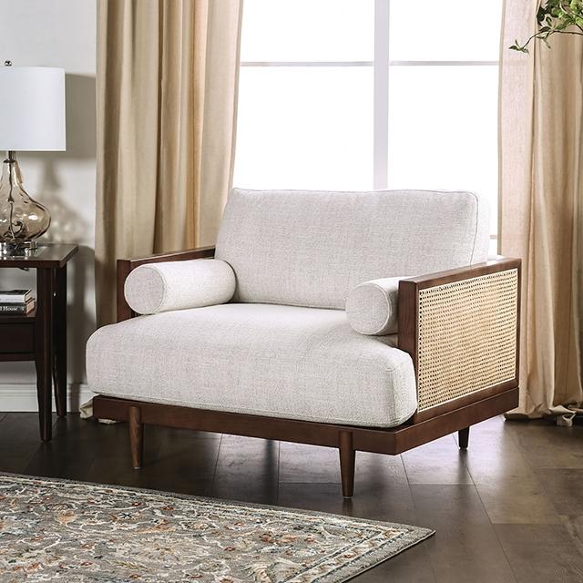 ALESUND Chair, Beige/Light Oak Natural & Brown - Imperial Furniture (Las Vegas, NV) - Multi Location
