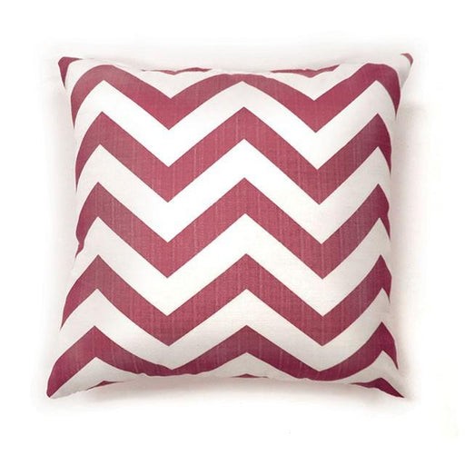 Zoe Red Chevron 18" X 18" Pillow, Red Chevron (2/CTN) - Imperial Furniture (Las Vegas, NV) - Multi Location