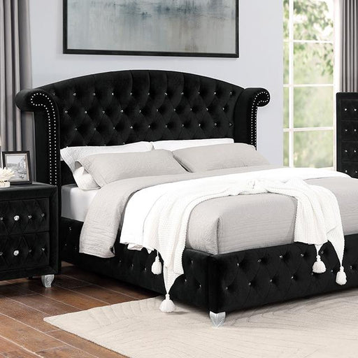 Zohar Queen & Twin Bed Black, Grey, & Pink - Imperial Furniture (Las Vegas, NV) - Multi Location