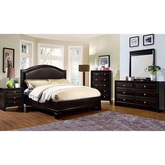 Winsor Espresso E.King Bed - Imperial Furniture (Las Vegas, NV) - Multi Location