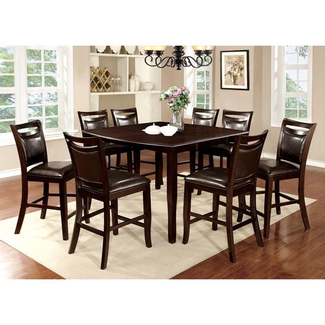 WOODSIDE II Dark Cherry/Espresso Counter Ht. Table w/ 18" Leaf - Imperial Furniture (Las Vegas, NV) - Multi Location