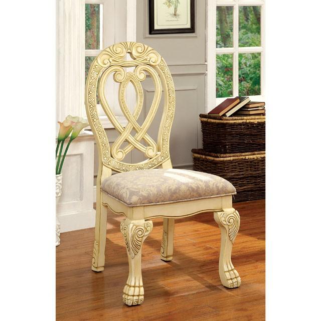 WYNDMERE Vintage White Side Chair (2/CTN) - Imperial Furniture (Las Vegas, NV) - Multi Location