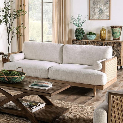 ALESUND Sofa, Beige/Light Oak, Natural & Brown - Imperial Furniture (Las Vegas, NV) - Multi Location