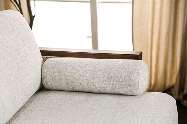 ALESUND Loveseat, Beige/Light Oak, Natural & Brown - Imperial Furniture (Las Vegas, NV) - Multi Location