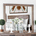 Wynton Weathered Light Oak Mirror - Imperial Furniture (Las Vegas, NV) - Multi Location
