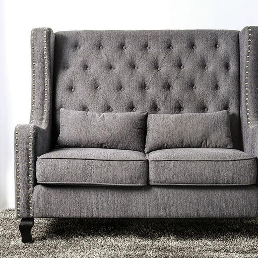 Alicante Love Seat Bench, Gray - Imperial Furniture (Las Vegas, NV) - Multi Location