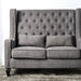 Alicante Love Seat Bench, Gray - Imperial Furniture (Las Vegas, NV) - Multi Location