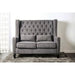 Alicante Love Seat Bench, Gray - Imperial Furniture (Las Vegas, NV) - Multi Location