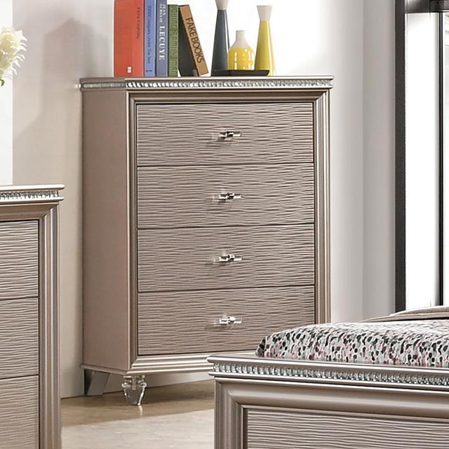 ALLIE Chest Beige & Brown - Imperial Furniture (Las Vegas, NV) - Multi Location