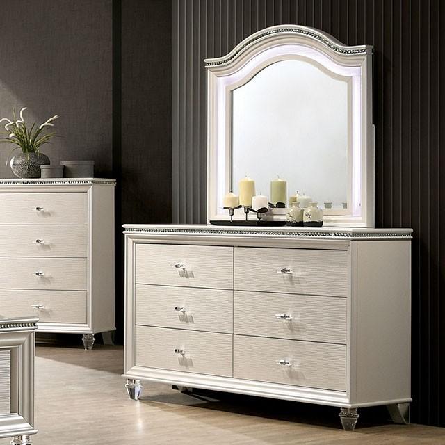 ALLIE Mirror Beige & Rose Gold - Imperial Furniture (Las Vegas, NV) - Multi Location