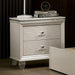 ALLIE Night Stand Beige & Rose Gold - Imperial Furniture (Las Vegas, NV) - Multi Location