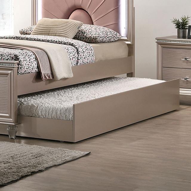 ALLIE Trundle Beige & Rose Gold - Imperial Furniture (Las Vegas, NV) - Multi Location