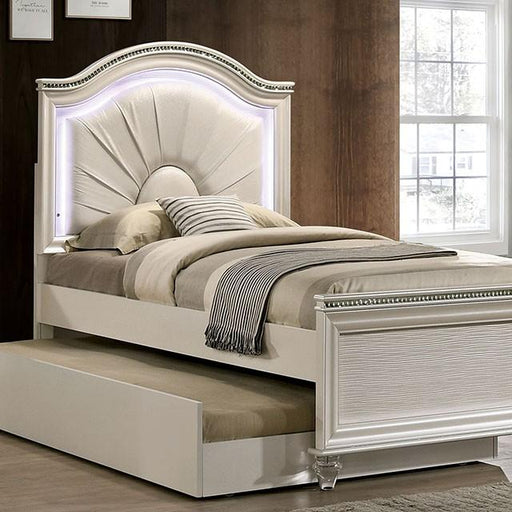 Allie Bed Beige & Pink - Imperial Furniture (Las Vegas, NV) - Multi Location