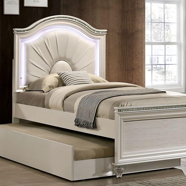 Allie Bed Beige & Pink - Imperial Furniture (Las Vegas, NV) - Multi Location