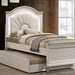 ALLIE Twin & Full Rose Gold Bed - Imperial Furniture (Las Vegas, NV) - Multi Location