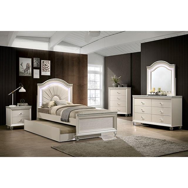 ALLIE Twin & Full Rose Gold Bed - Imperial Furniture (Las Vegas, NV) - Multi Location