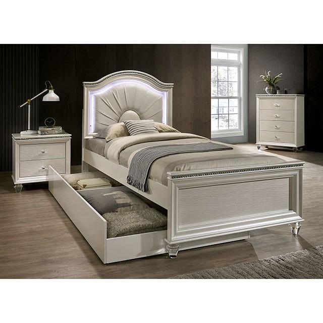 ALLIE Twin & Full Rose Gold Bed - Imperial Furniture (Las Vegas, NV) - Multi Location