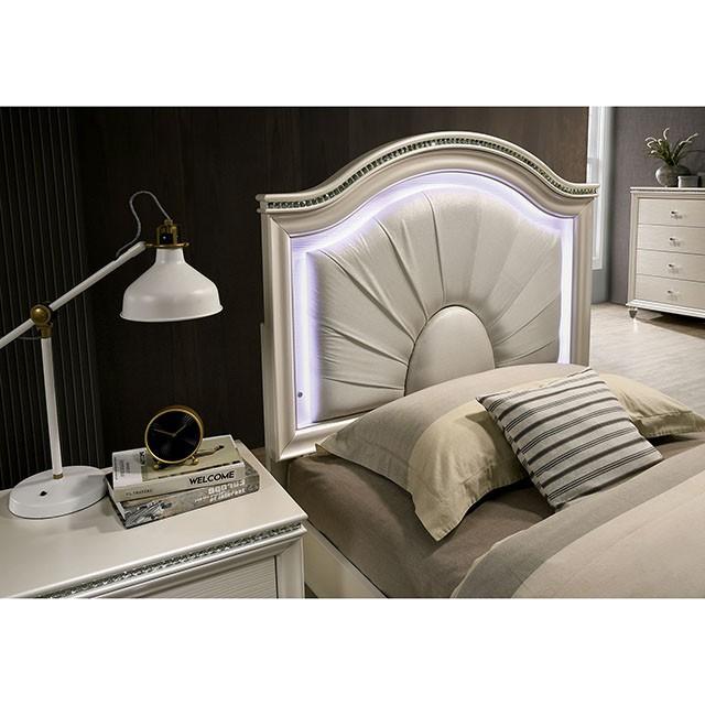 ALLIE Twin & Full Rose Gold Bed - Imperial Furniture (Las Vegas, NV) - Multi Location