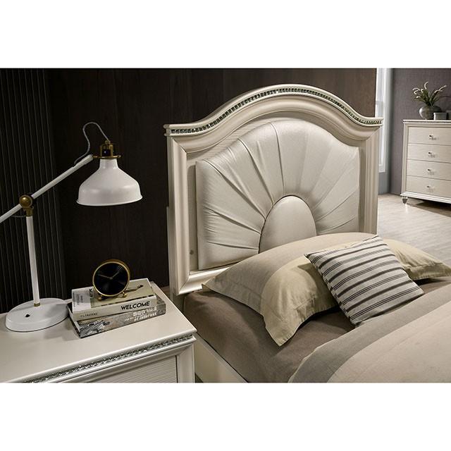 ALLIE Twin & Full Rose Gold Bed - Imperial Furniture (Las Vegas, NV) - Multi Location