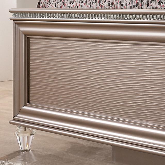 ALLIE Twin & Full Rose Gold Bed - Imperial Furniture (Las Vegas, NV) - Multi Location