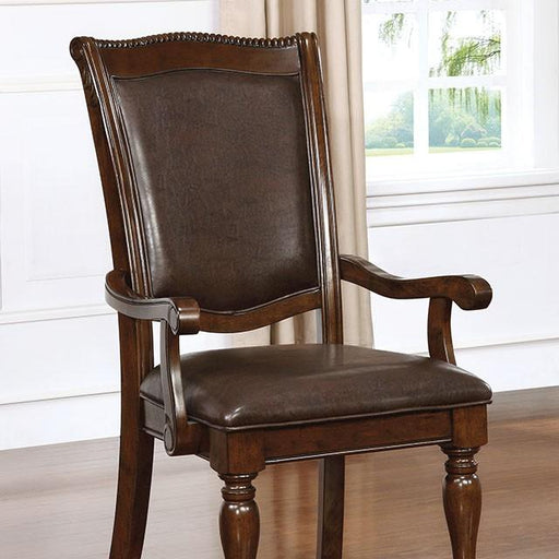 Alpena Brown Cherry/Espresso Arm Chair & Side Chair (2/CTN) - Imperial Furniture (Las Vegas, NV) - Multi Location