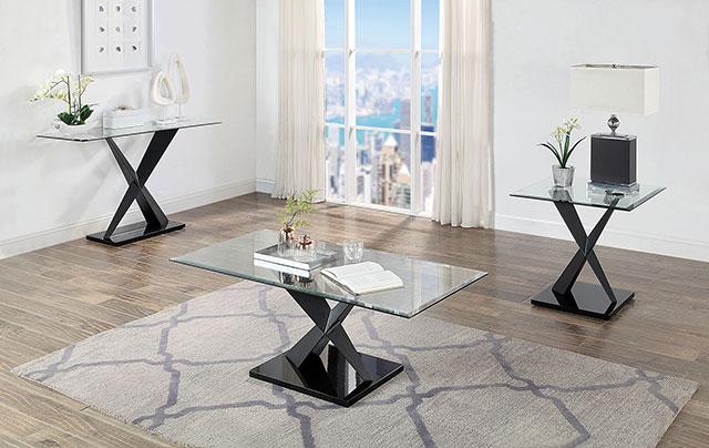 XANTHUS End Table, Black - Imperial Furniture (Las Vegas, NV) - Multi Location