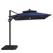 Xico 8 Ft Square Umbrella w/ Double Top w/ LED Light + 37" Large Base - Imperial Furniture (Las Vegas, NV) - Multi Location