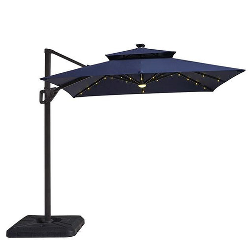 Xico 8 Ft Square Umbrella w/ Double Top w/ LED Light + 37" Large Base - Imperial Furniture (Las Vegas, NV) - Multi Location