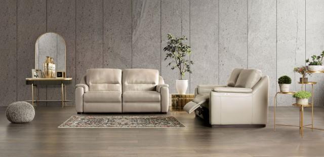 ALTAMURA Power Sofa, Gray & Beige - Imperial Furniture (Las Vegas, NV) - Multi Location