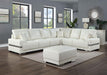 ALTHEA Ottoman, White - Imperial Furniture (Las Vegas, NV) - Multi Location