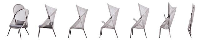 Alverta Foldable Chair Grey & Black (2/Ctn) - Imperial Furniture (Las Vegas, NV) - Multi Location