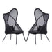 Alverta Foldable Chair Grey & Black (2/Ctn) - Imperial Furniture (Las Vegas, NV) - Multi Location