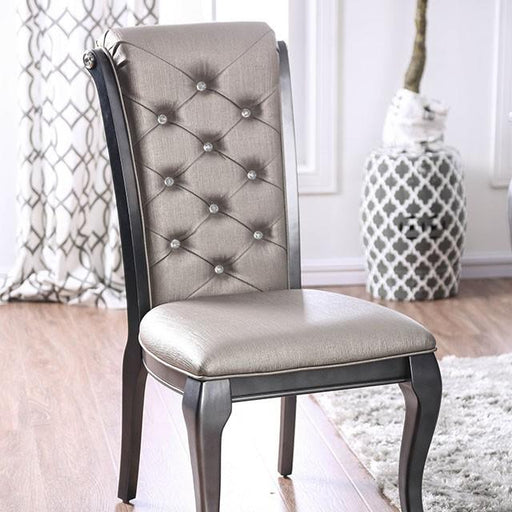 Amina Gray Side Chair (2/CTN) - Imperial Furniture (Las Vegas, NV) - Multi Location