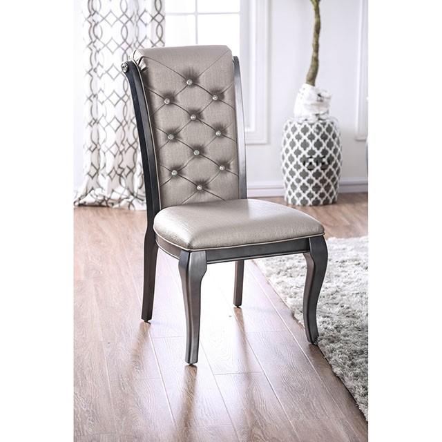 Amina Gray Side Chair (2/CTN) - Imperial Furniture (Las Vegas, NV) - Multi Location