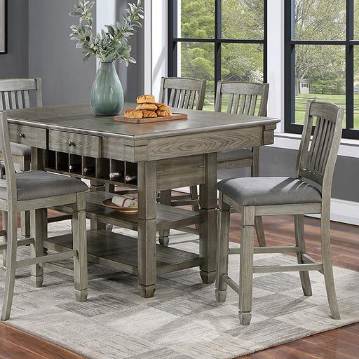 ANAYA Counter Ht. Table, Gray - Imperial Furniture (Las Vegas, NV) - Multi Location