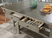 Anaya 7 Pc Counter Ht Table Set - Imperial Furniture (Las Vegas, NV) - Multi Location