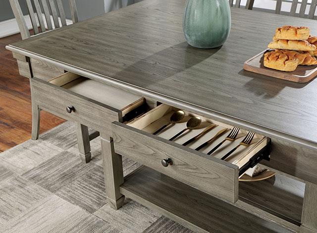 ANAYA Counter Ht. Table, Gray - Imperial Furniture (Las Vegas, NV) - Multi Location