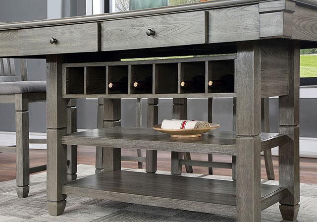 Anaya 7 Pc Counter Ht Table Set - Imperial Furniture (Las Vegas, NV) - Multi Location
