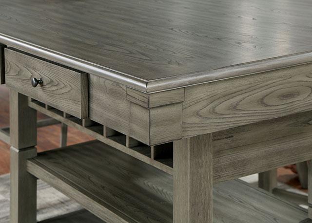 ANAYA Counter Ht. Table, Gray - Imperial Furniture (Las Vegas, NV) - Multi Location