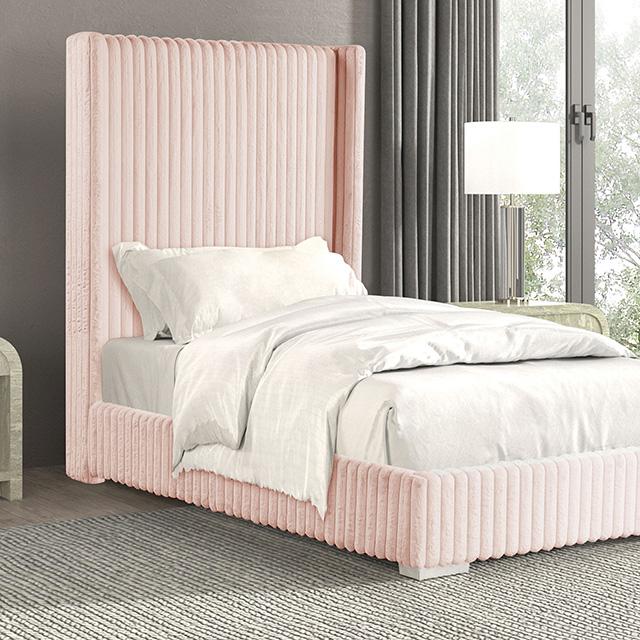 Cadwell Bed Black, Grey, Pink & White - Imperial Furniture (Las Vegas, NV) - Multi Location