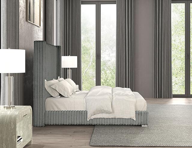Cadwell Bed Black, Grey, Pink & White - Imperial Furniture (Las Vegas, NV) - Multi Location