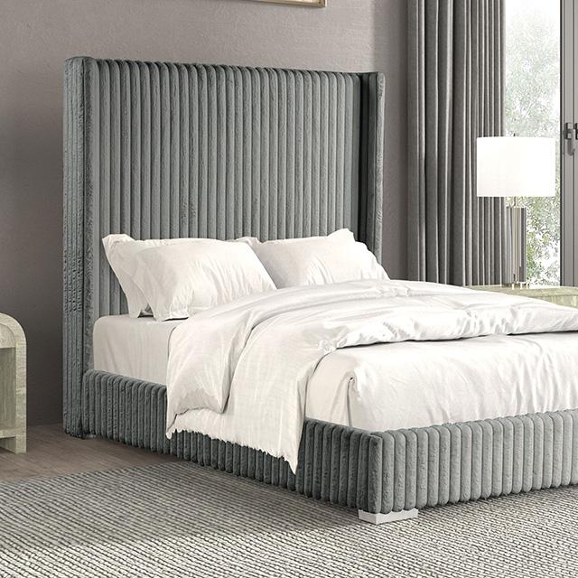 Cadwell Bed Black, Grey, Pink & White - Imperial Furniture (Las Vegas, NV) - Multi Location